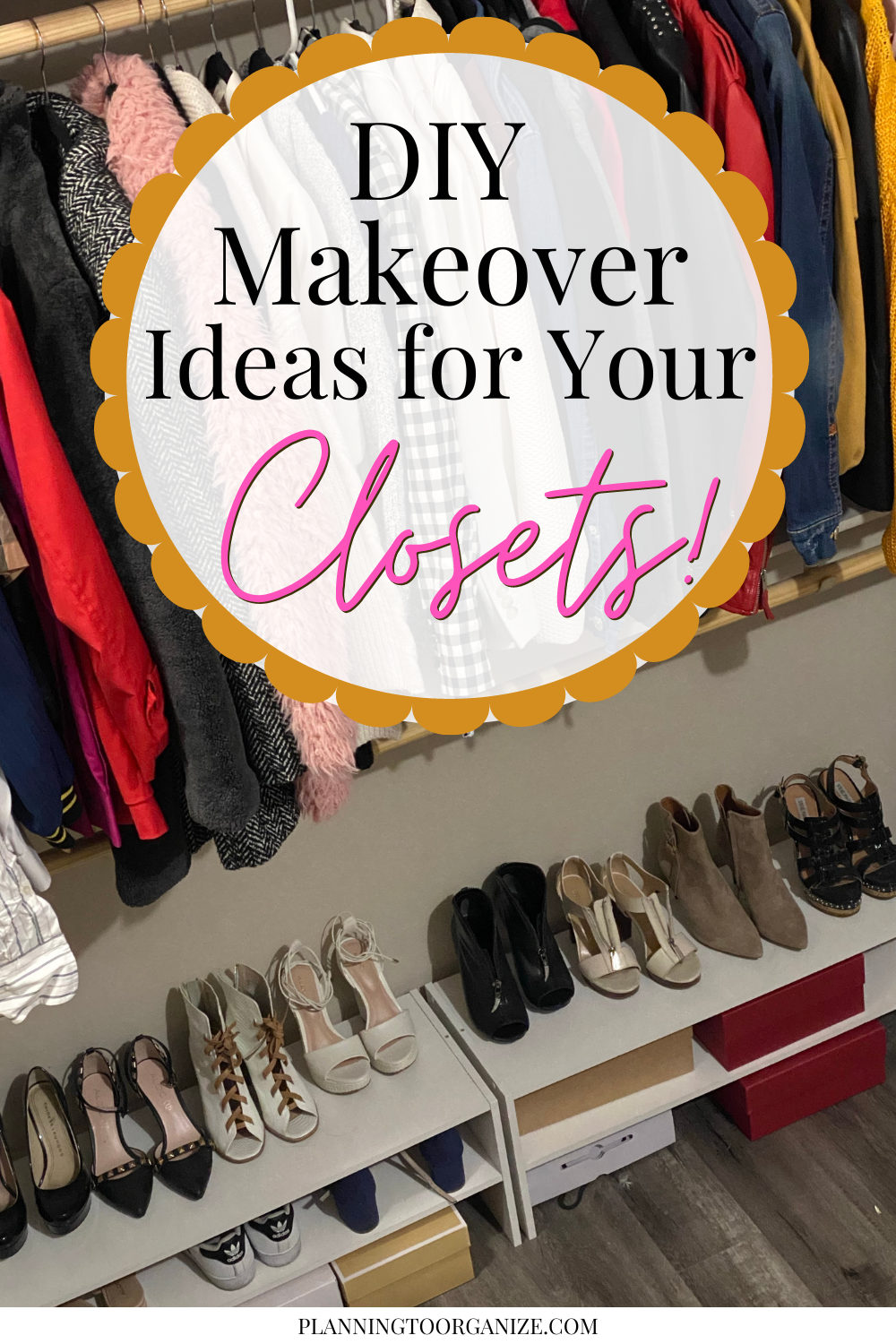 DIY Closet Makeover Ideas
